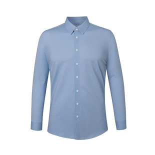 Degre Zero长袖衬衫140支舒适天然免烫高级商务通勤质感条纹衬衣