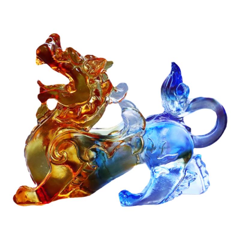 古法琉璃貔貅摆件工艺品办公摆件