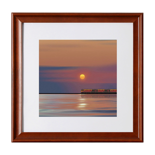 实木欧式正方形画框装裱国画外框挂墙相框38厘米50cm黑色60定制33