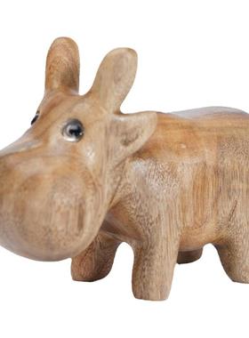 驴木匠工艺香樟木可爱卡通礼物