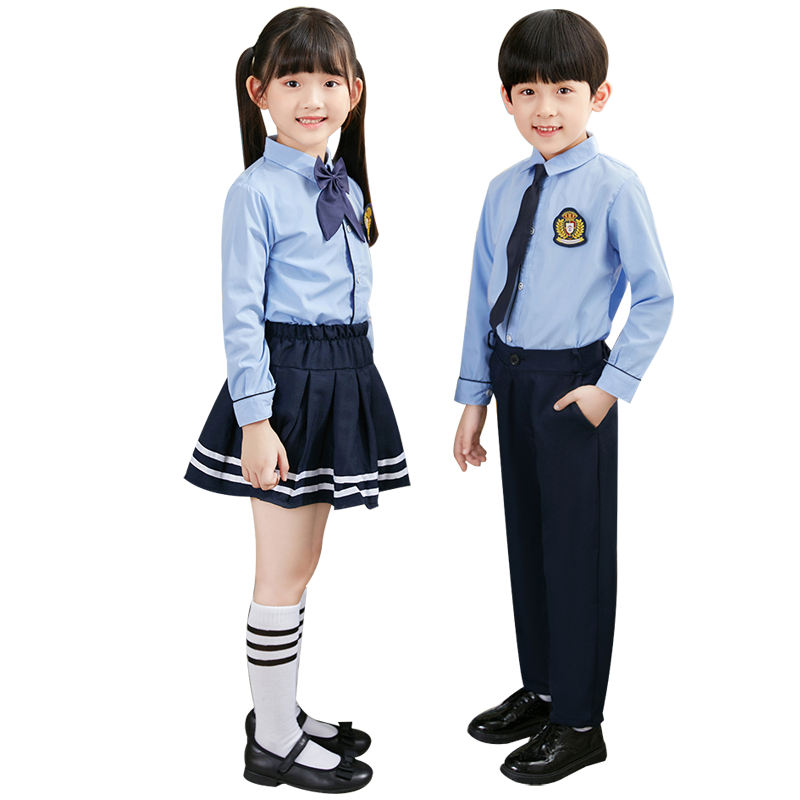 中小学生大合唱表演服装英伦风校服诗歌朗诵演出服儿童幼儿园园服