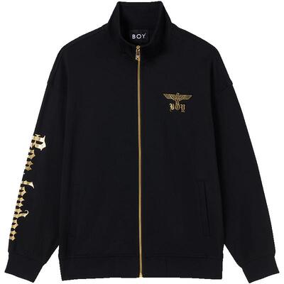 boylondon24经典logo烫金外套