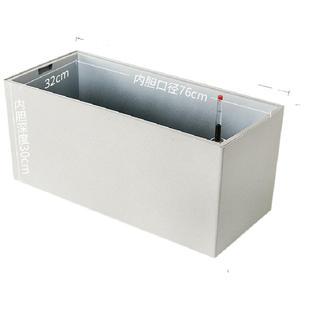 新款长方形自吸水花盆大型室内大堂隔断种植箱餐厅门店长条形花箱