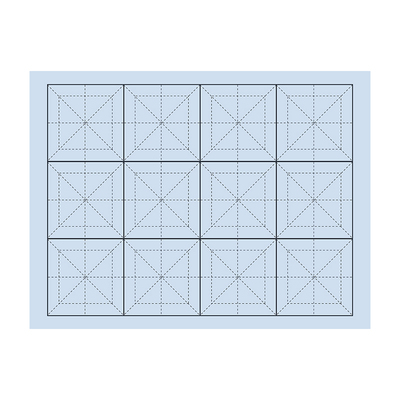 加厚仿宣空白水写布练字套装
