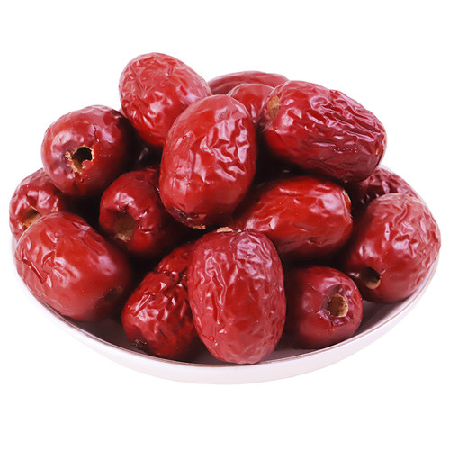 新疆无核红枣空心若羌灰枣500g去核无籽零食打豆浆优选袋装健康
