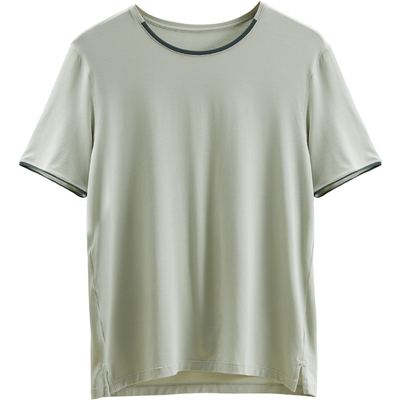 莫代尔薄宽松外穿休闲男短袖T恤