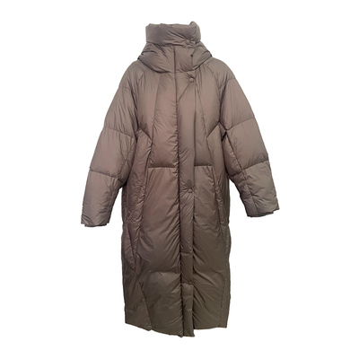 容子木ROSEMOO24年冬季新款微皱雾面长款羽绒服RCL4YP406D