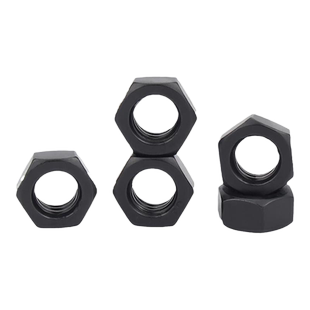 金超12.9级高强度黑色螺母细牙螺母螺丝帽M6M8M10M12M14M16M20M27