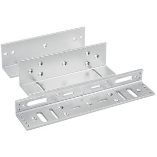 180/280kg 磁力锁ZL支架 门禁电磁锁配套支架 铝合金 内开门专用