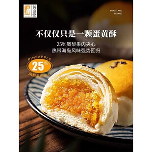 黄远堂简装凤梨蛋黄酥雪媚娘麻薯咸蛋黄酥传统中式糕点送伴手礼盒