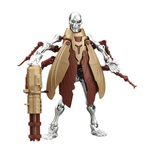 仿真机械蟑螂可动机甲组装玩具diy拼装积木模型骷髅人多形态手办