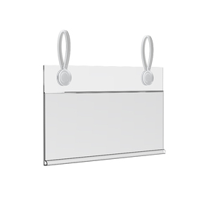 超市a6价格标签封套a5透明吊牌斜口笼挂牌叠笼价签网篮标价展示牌