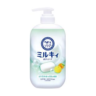 【4瓶装】COW/牛乳石硷沐浴露乳不假滑花香milky正品单瓶装泡沫
