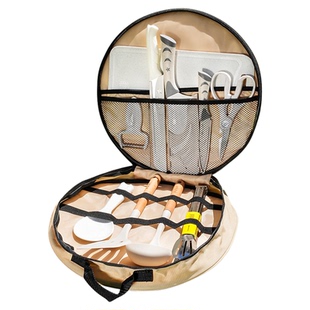 户外刀具套装随身便携式厨房切菜刀菜板露营野餐自驾游专用收纳包