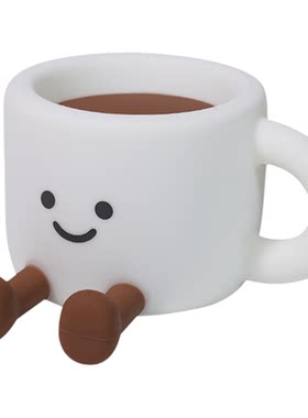 咖啡杯小夜灯拍拍护眼硅胶伴睡灯