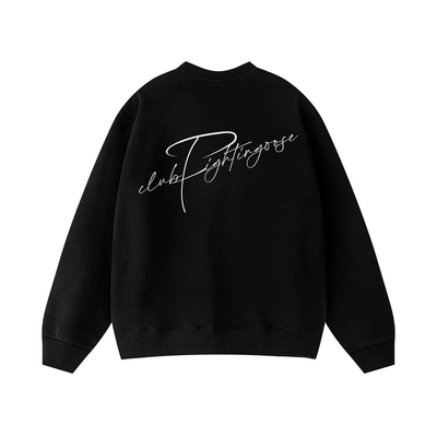 FIGHTINGOOSE基础草写字母圆领卫