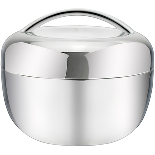 特价双层不锈钢饭盒 防烫隔热便当 学生饭盒 苹果形饭盒 儿童餐盒