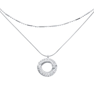 INCH EDITION甜秘密双层项链叠戴小众设计师款轻奢新款锁骨链