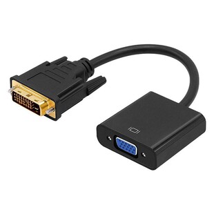 DVI-D 24+1转VGA带芯片IC转换线电脑主机显卡扩展显示器vja连接线