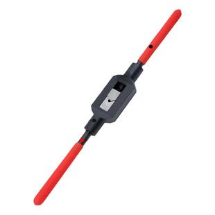 手用丝锥扳手全钢加长手动绞手铰杠可调式攻丝夹具T型棘轮夹头