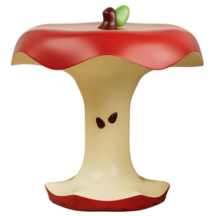 苹果边几摆件多巴胺网红创意简约茶几桌沙发旁大落地客厅乔迁礼物