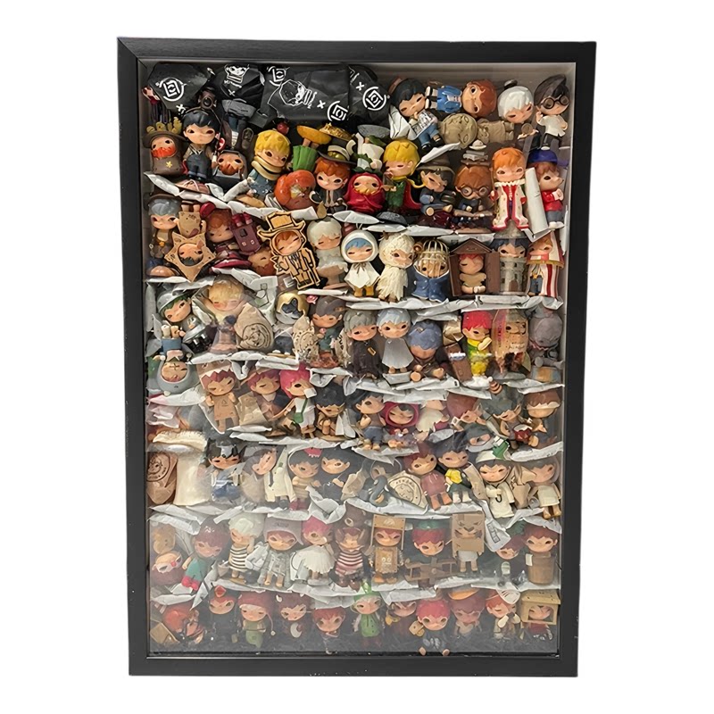 好实用~盲盒手办防尘展示相框