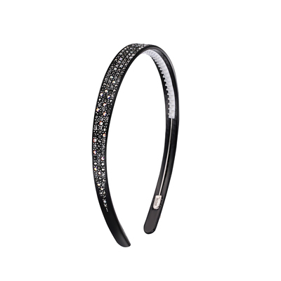 高级感黑色洗脸发箍女2025新款