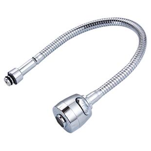 水龙头出水管万向延长厨房冷热配件软管旋转加长延伸器不锈钢弯管