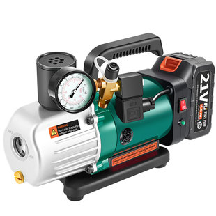 藤原旋片式真空泵小型无刷抽气泵空调冰箱制冷维修电动锂电高负压