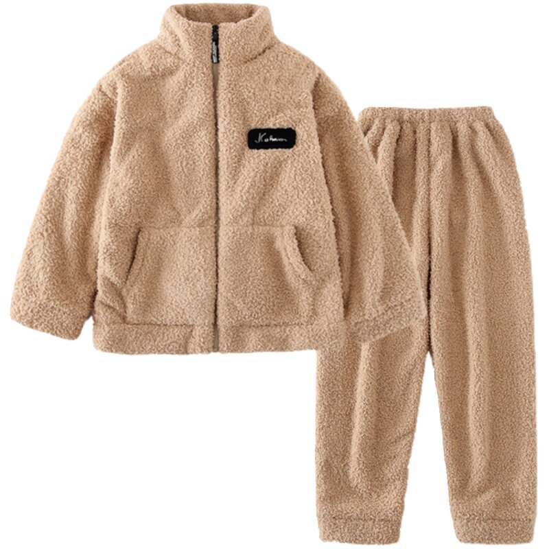 珊瑚绒外穿秋冬家居服