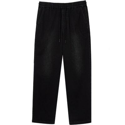 [仿针织]907杰克琼斯男装秋冬新款宽松阔腿美式牛仔裤男款长裤子