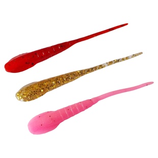 路亚微物针尾软饵蝌蚪52毫米0.5克20条假饵奶鲈鳟鱼根钓worm lure