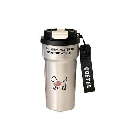 JOJO'SL.PD吸管杯小猫小狗保温