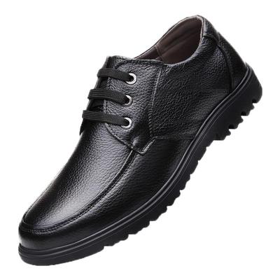 冬季中年人软底系带休闲风男鞋