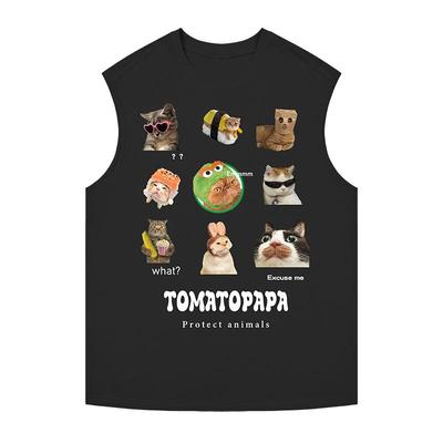 tomatopapa背心夏季宽松动物