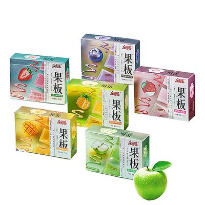 乐逍遥380g盒装果板®果冻6盒装混合口味送礼健康精品礼物果冻零食