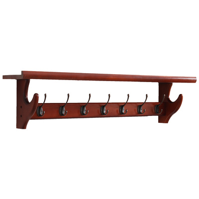 实木多功能挂衣架壁挂式衣帽架