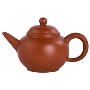 紫砂茶壶薄胎水平茶壶实用潮州手拉壶薄胎朱泥家用泡茶利器茶具