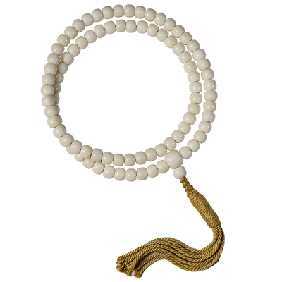 琼玩原生态白玉菩提108颗手串