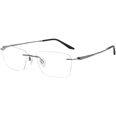 CHARMANT夏蒙眼镜框男士商务系列β钛无框眼镜架可配近视CH38544