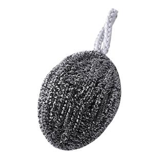 不锈钢清洁球不松散可悬挂大号去污多功能刷锅不生锈金属球钢丝球