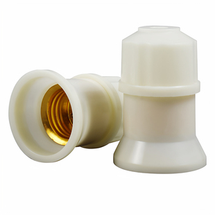 E27螺口灯头灯座耐高温加厚款LED灯泡节能灯头灯座罗口纯铜接线柱