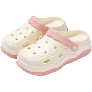 护士洞洞鞋女款2025新款夏季厚底医护人员专用凉鞋包头手术室拖鞋