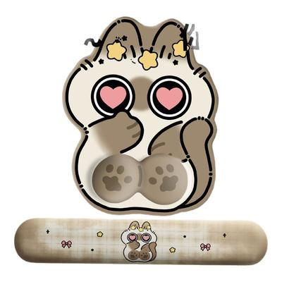 鼠标垫可爱暹罗小豆泥鼠标垫卡通