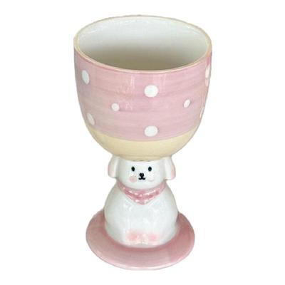 高颜值可爱立体小狗手捏高脚杯