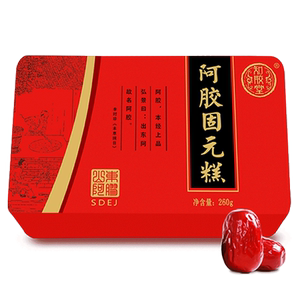 知胶堂即食红枣阿胶糕铁盒装260g