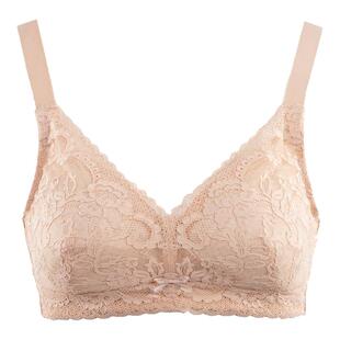 古今内衣D-F杯无钢圈上托聚拢透气视觉显瘦缩胸宽肩带胸罩0M2027