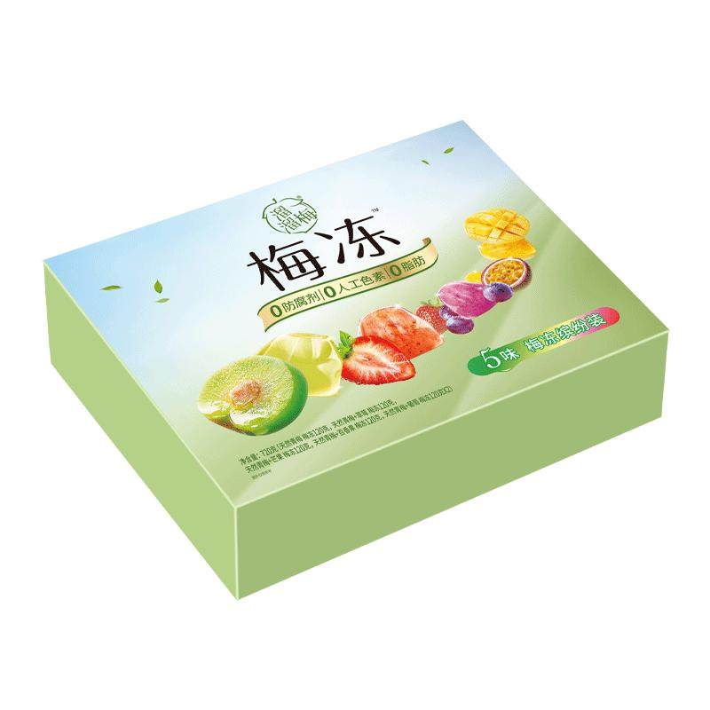 【肖战推荐】溜溜梅天然6袋4味梅冻精选装720g零食蒟蒻果冻0脂