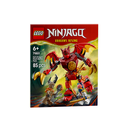 【自营】LEGO乐高幻影忍者71851凯的神龙机甲战斗包男女积木玩具