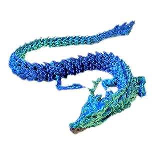 网红3d打印龙玩具儿童夜光小关节龙中国龙三地的模型可动立体摆件